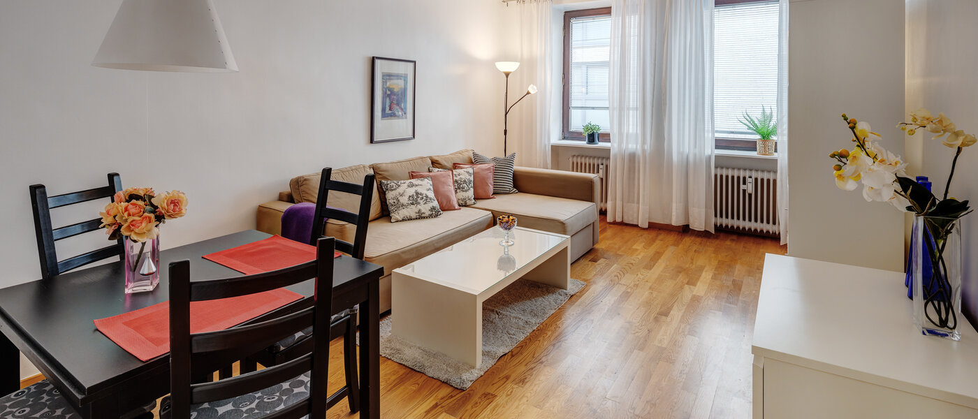 квартира München Schwabing (rechts der Leopoldstraße) 02 жилое пространство 5719