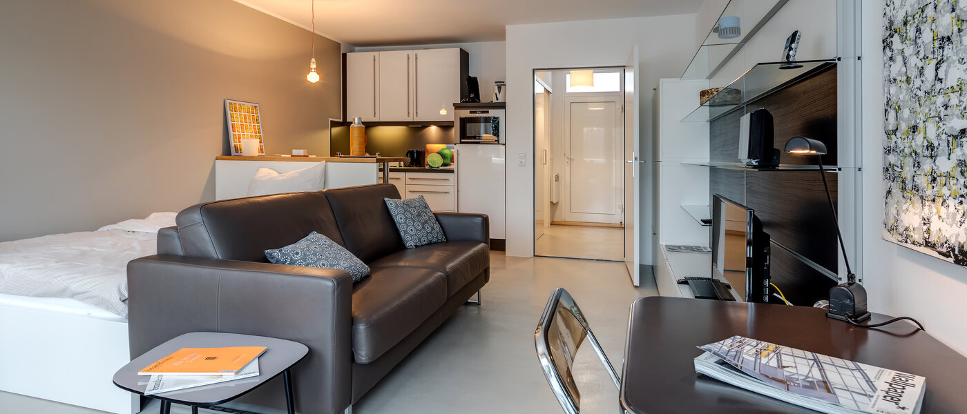 квартира München Schwabing 06 гостиная 5794