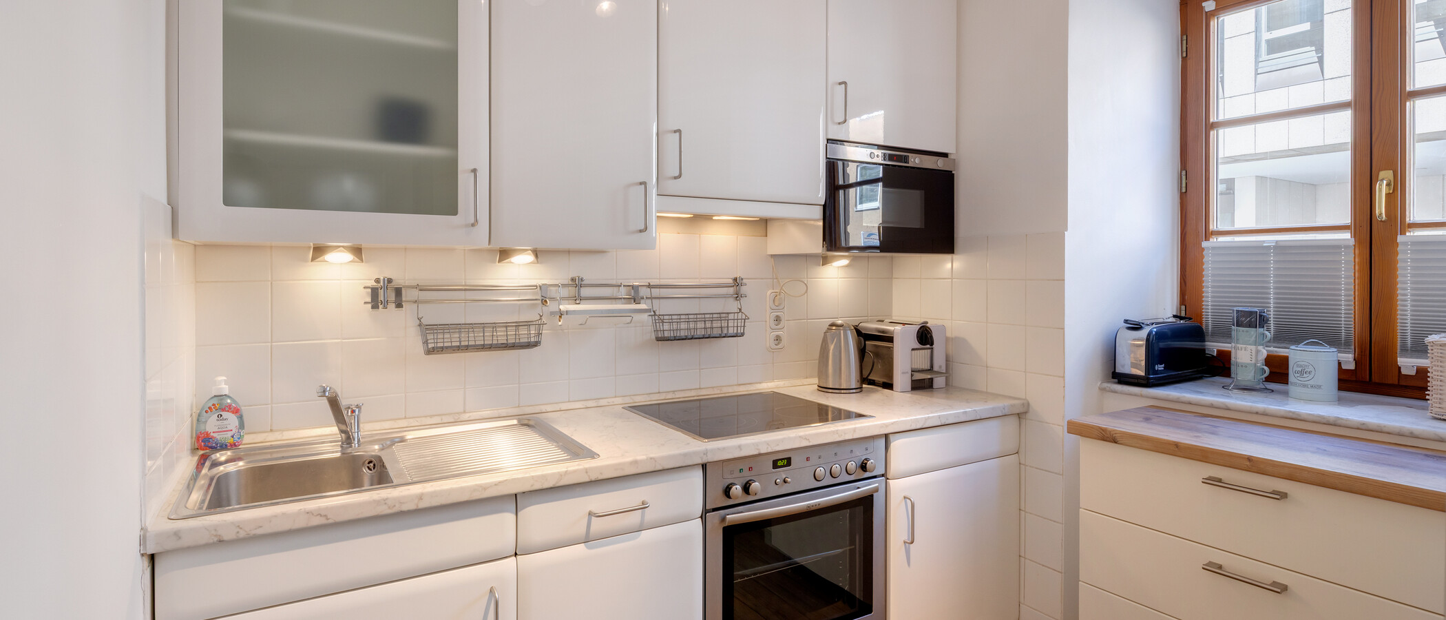 двухэтажная квартира München Lehel 01 кухня 581