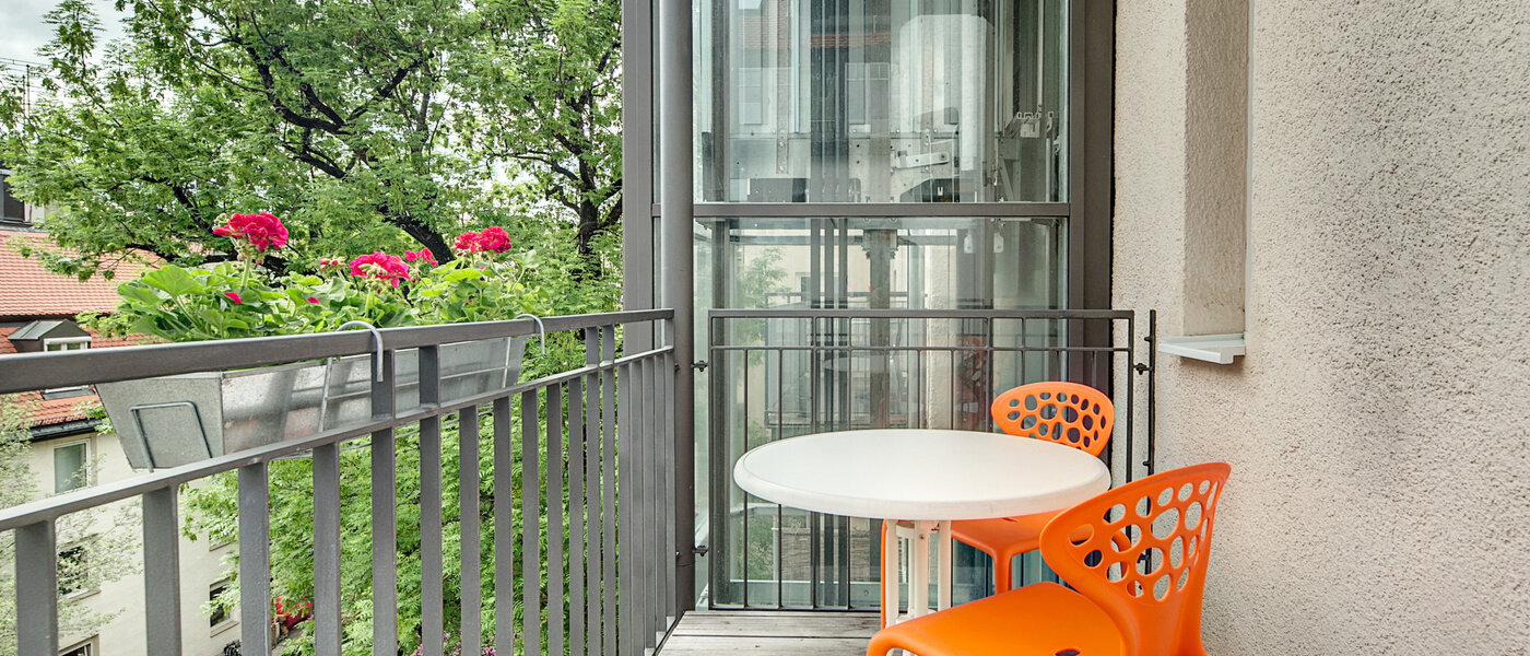 квартира München Schwabing-West (rund um den Bonner Platz) 01 балкон 5818