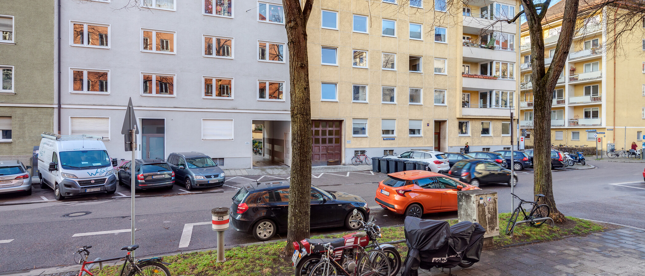 квартира München Schwabing-West (rund um den Hohenzollernplatz) 01 вид из окна 5868