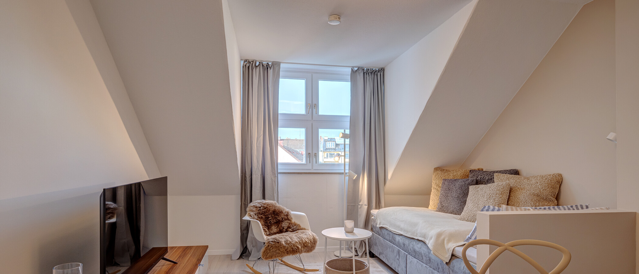 квартира München Maxvorstadt - Universitätsviertel 01 жилое пространство 5870