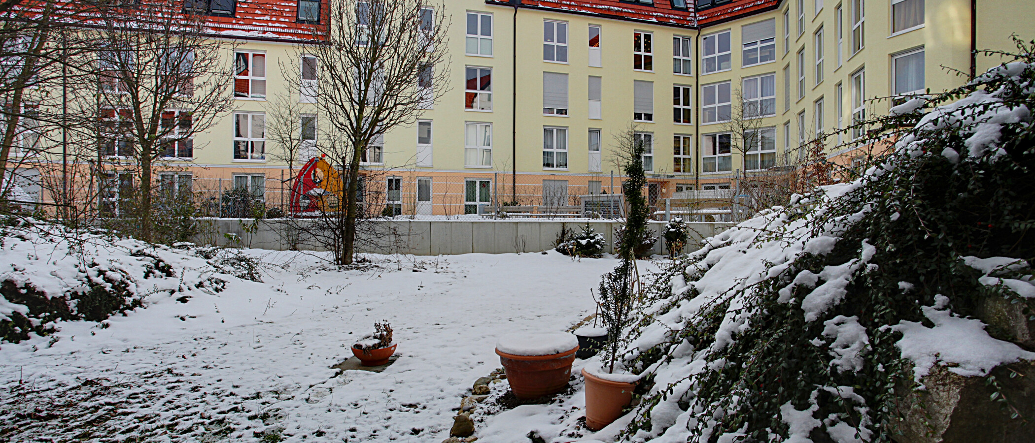 квартира München Sendling-Westpark 01 сад 5910