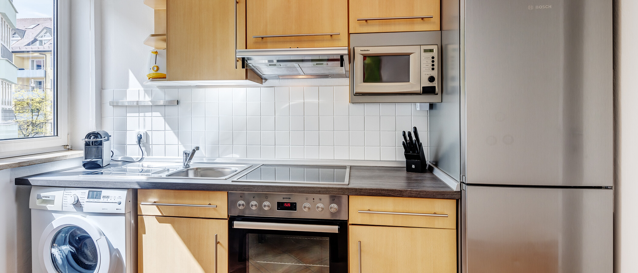 квартира München Maxvorstadt - Universitätsviertel 02 кухня 5930