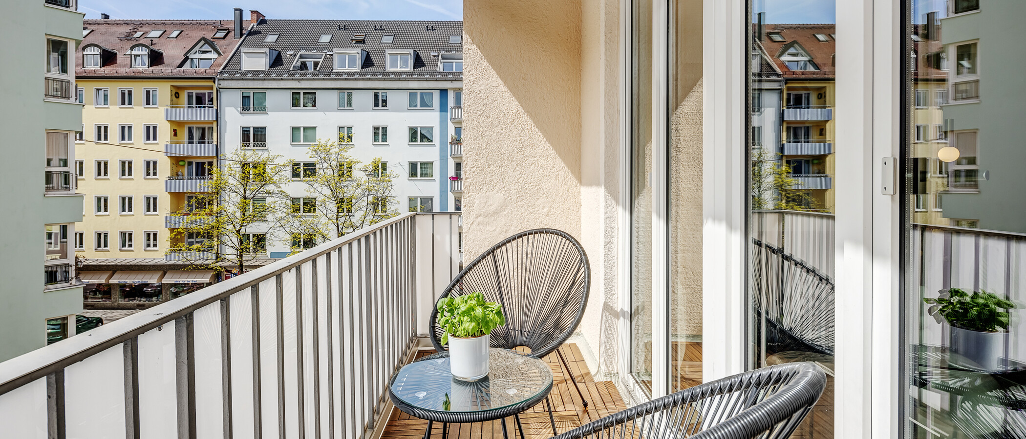 квартира München Maxvorstadt - Universitätsviertel 02 балкон 5930