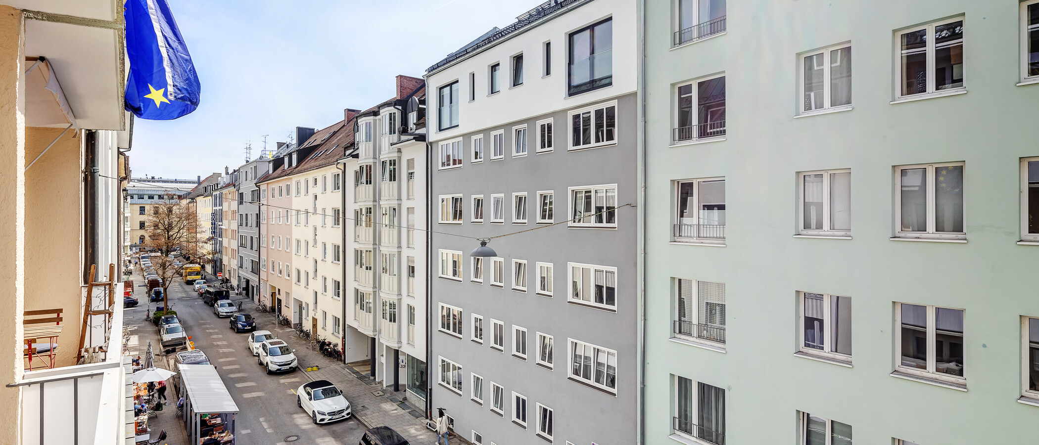квартира München Maxvorstadt - Universitätsviertel 01 вид из окна 5930