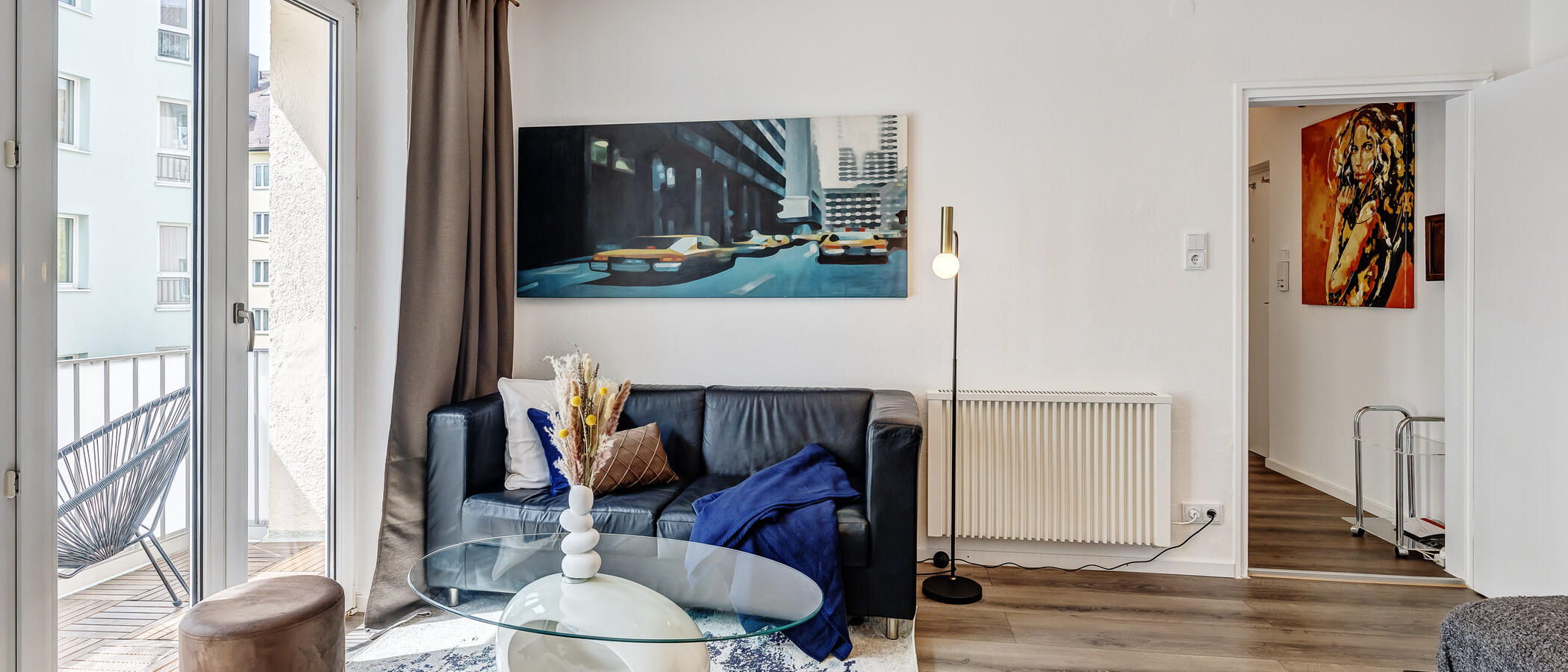 квартира München Maxvorstadt - Universitätsviertel 02 жилое пространство 5930