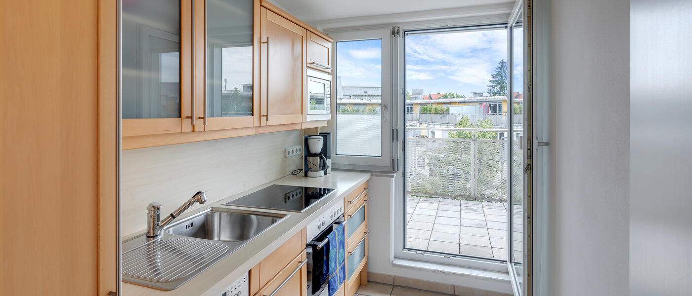 мансардная квартира München Sendling-Westpark 01 кухня 5946