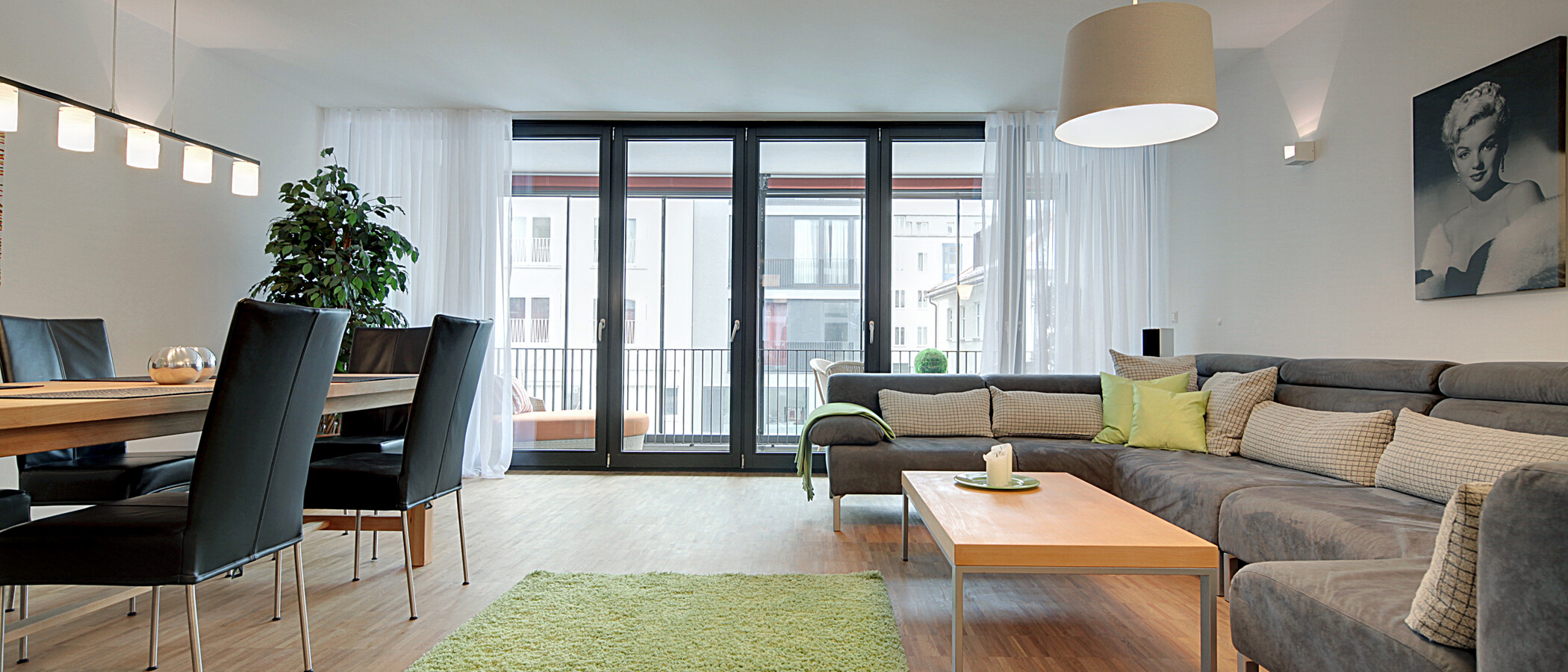квартира München Haidhausen 02 гостиная 5958