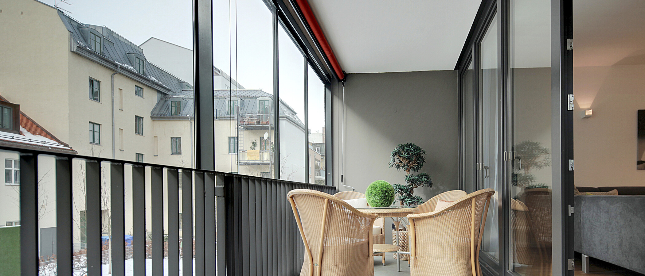 квартира München Haidhausen 01 застекленная терраса 5958
