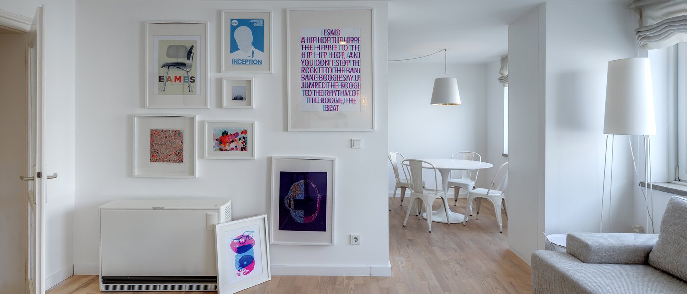 квартира München Schwabing 03 гостиная 5987