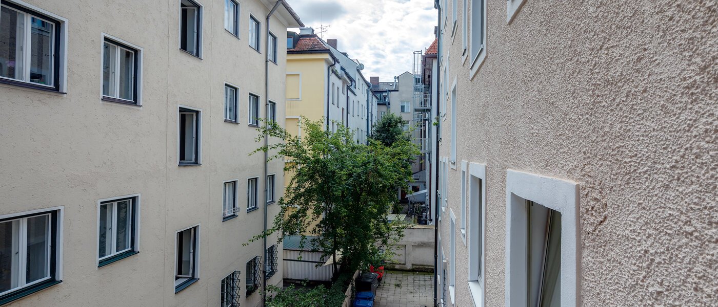 квартира München Schwabing 03 вид из окна 5987