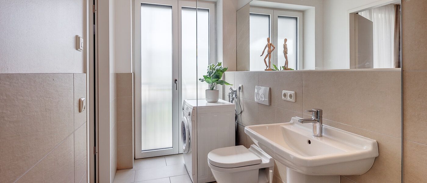 квартира München Großhadern 01 ванная комната 6000