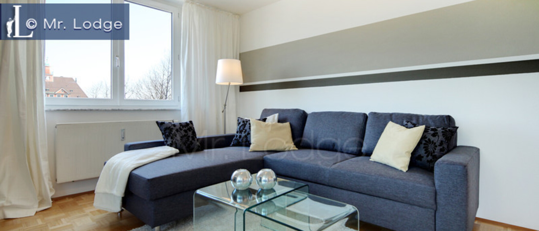 квартира München Alte Heide 04 гостиная 6057