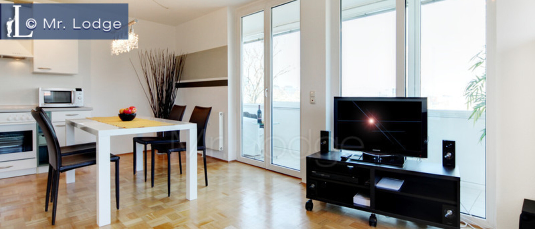 квартира München Alte Heide 05 гостиная 6057