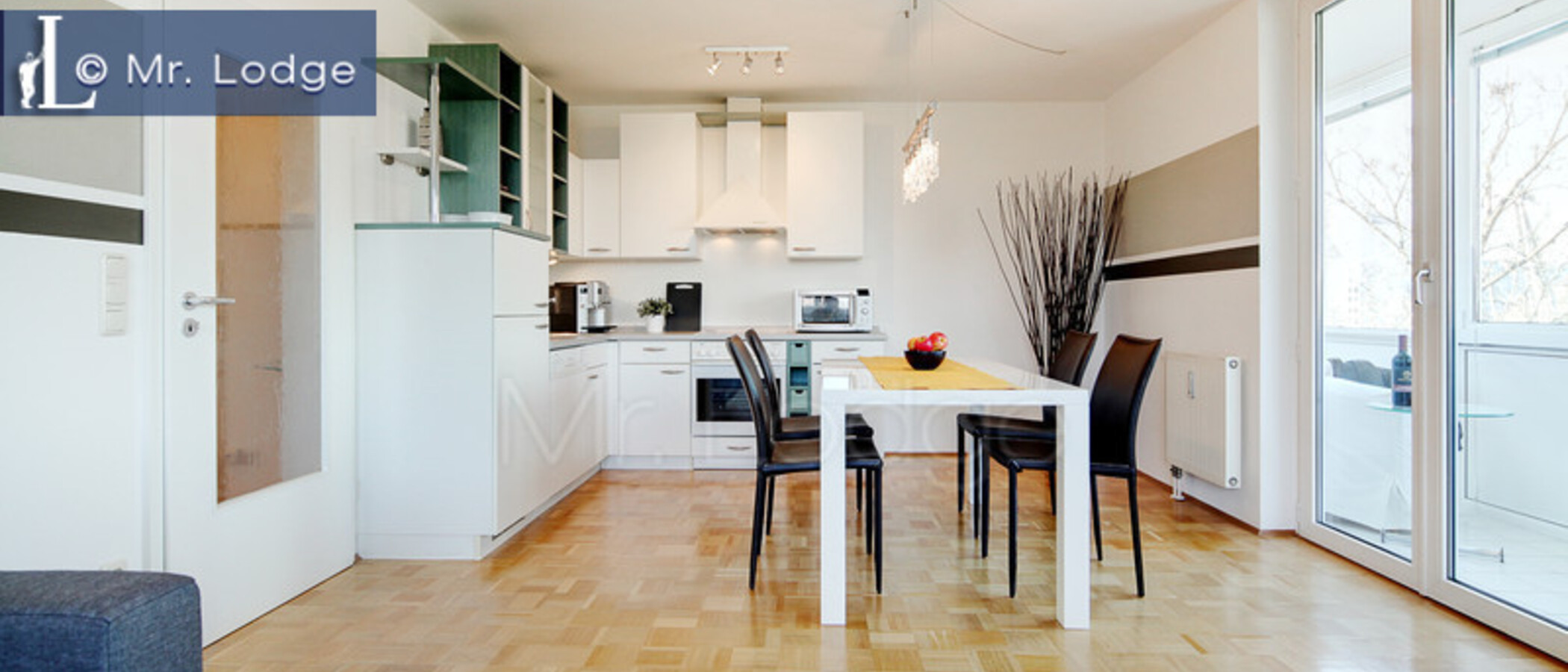 квартира München Alte Heide 03 кухня 6057