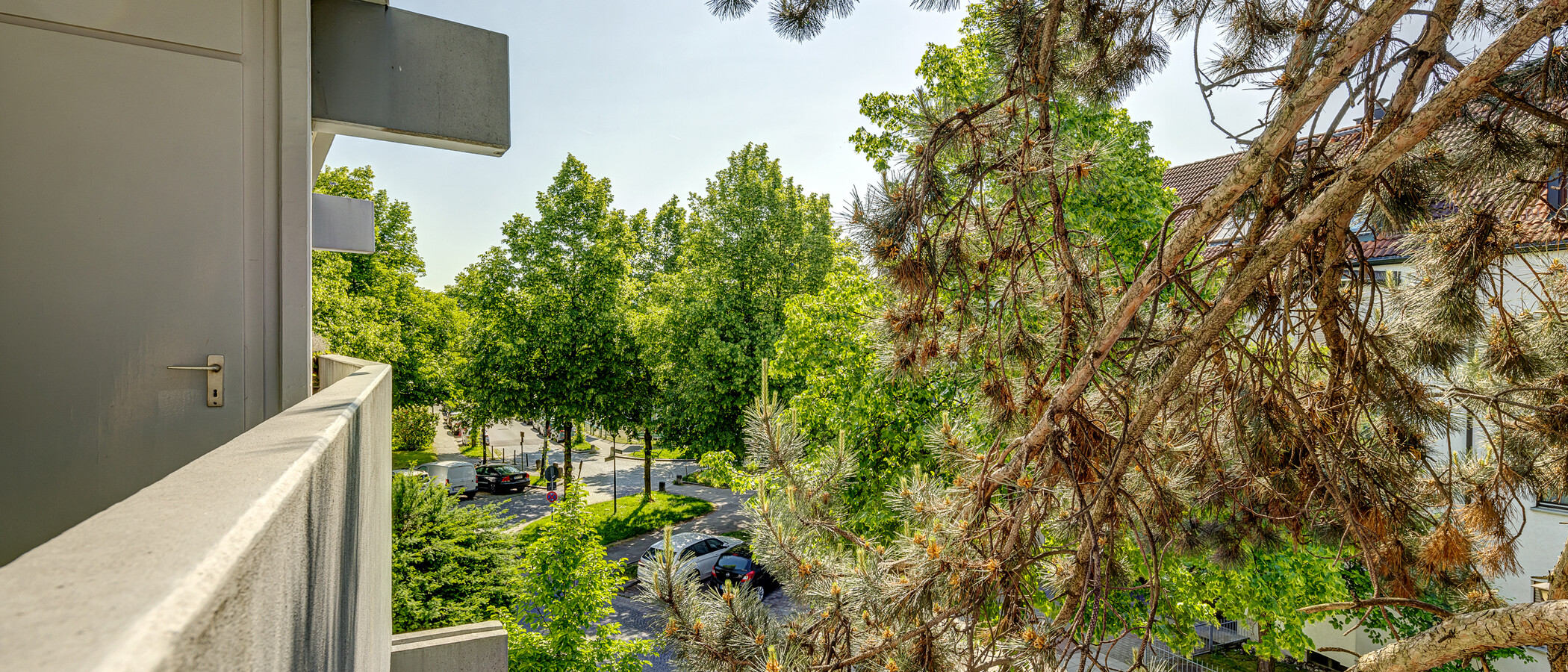 квартира München Milbertshofen 01 вид из окна 6061