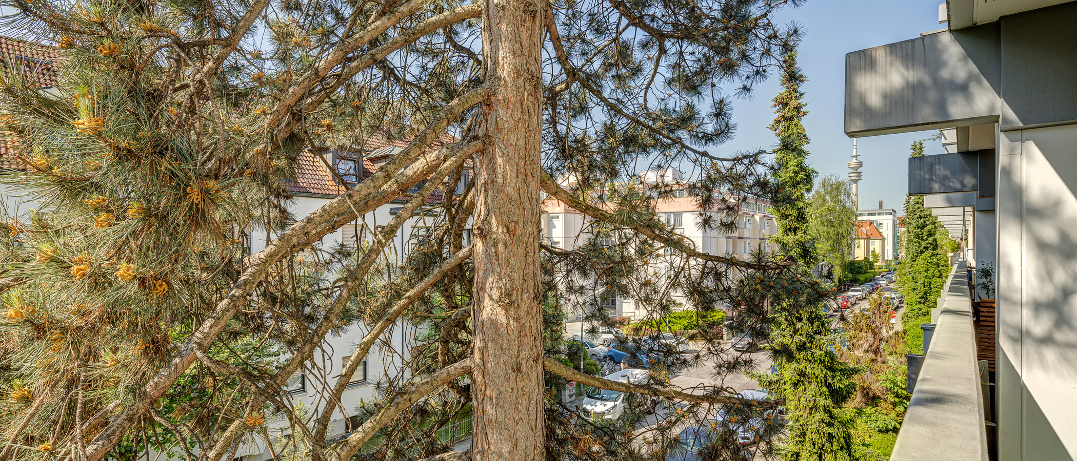 квартира München Milbertshofen 02 вид из окна 6061