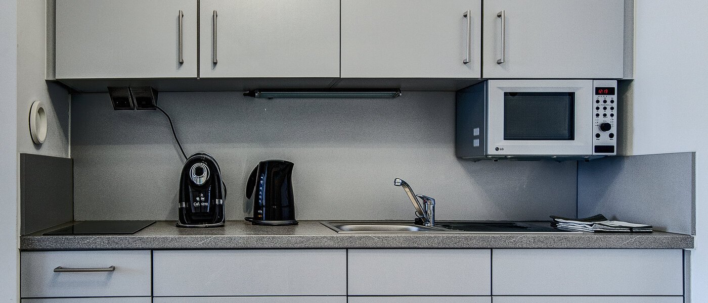 квартира München Arabellapark 01 кухня 6126