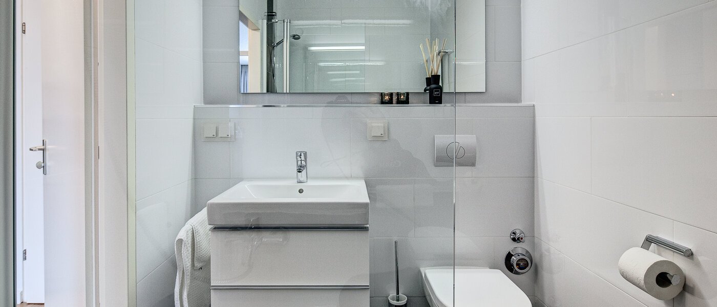 квартира München Arabellapark 01 ванная комната 6126