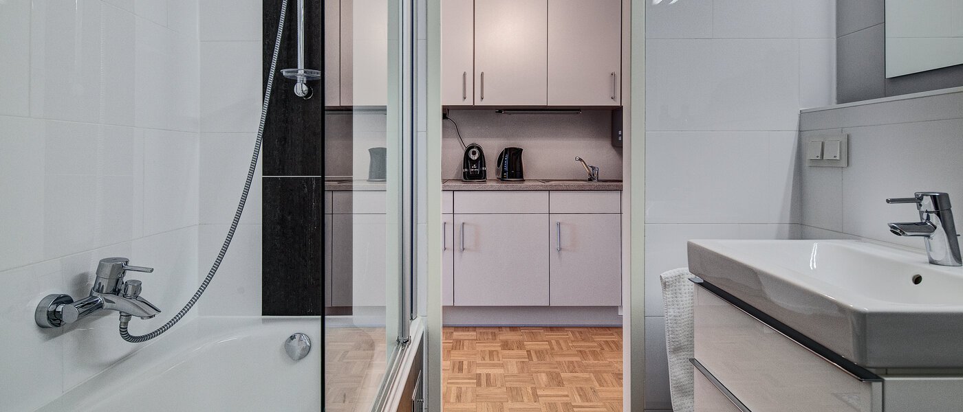 квартира München Arabellapark 04 ванная комната 6126