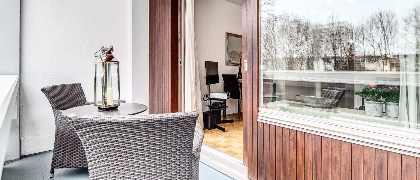 квартира München Arabellapark 02 балкон 6126