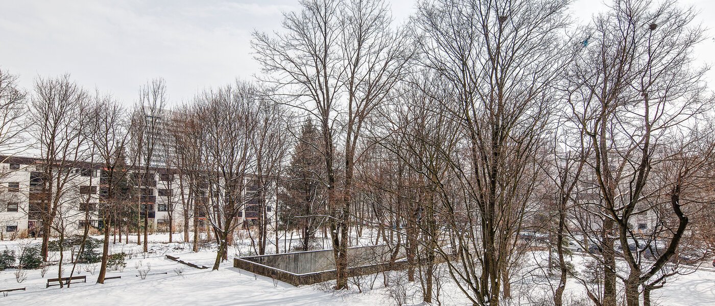 квартира München Arabellapark 04 вид из окна 6126