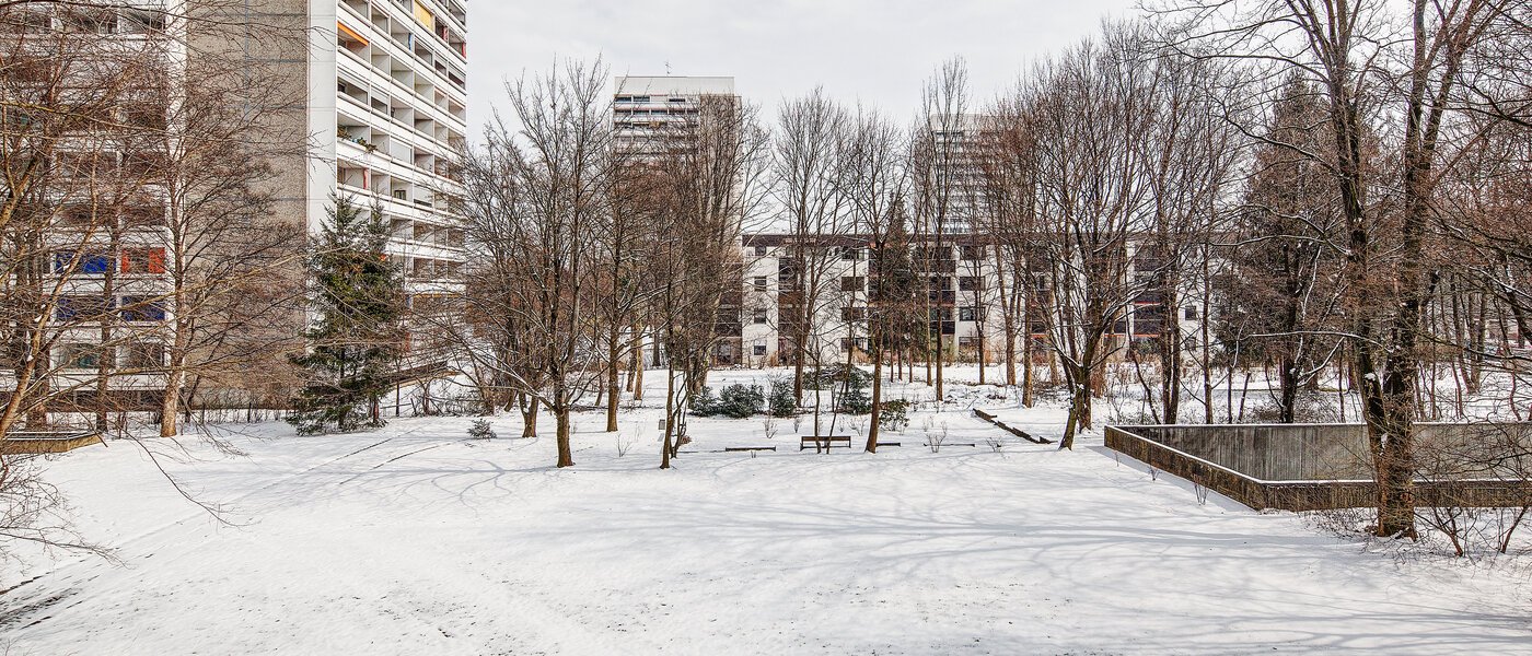 квартира München Arabellapark 05 вид из окна 6126