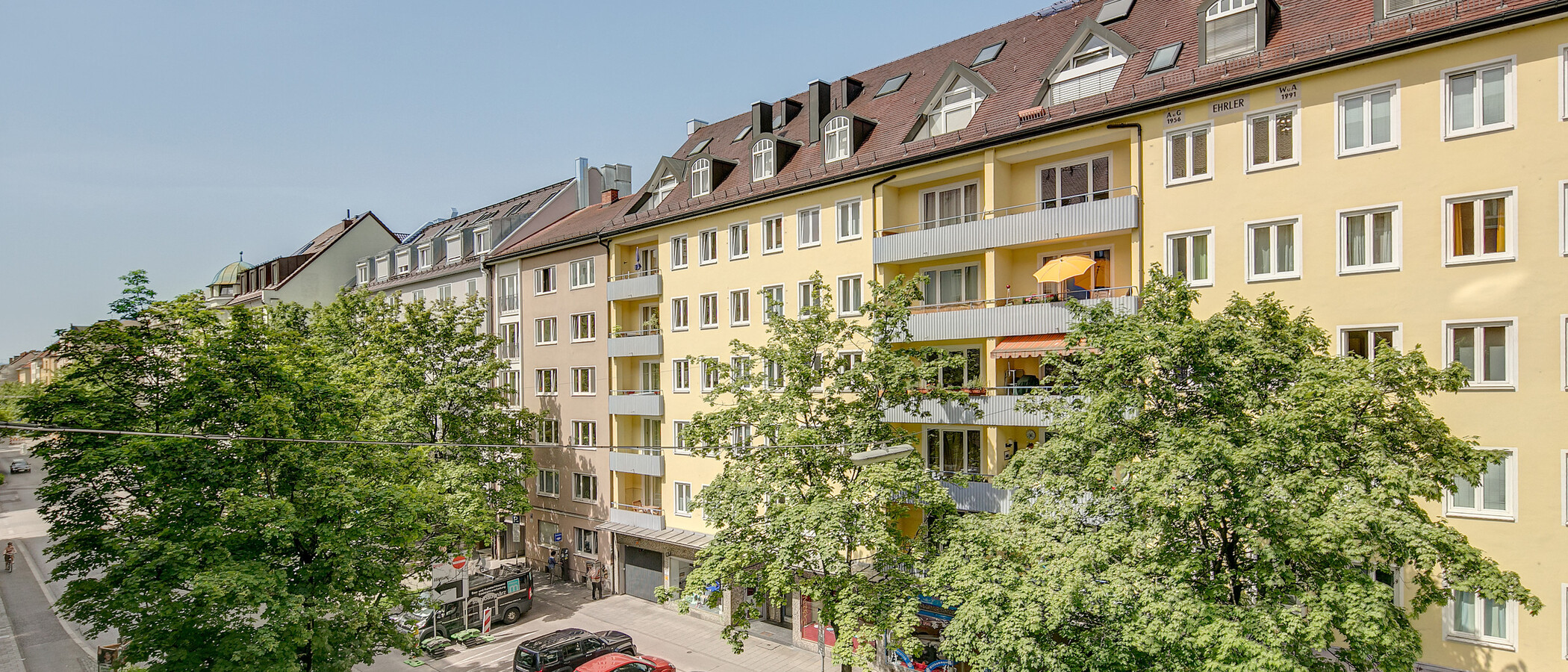 квартира München Maxvorstadt - Westen 01 вид из окна 6196