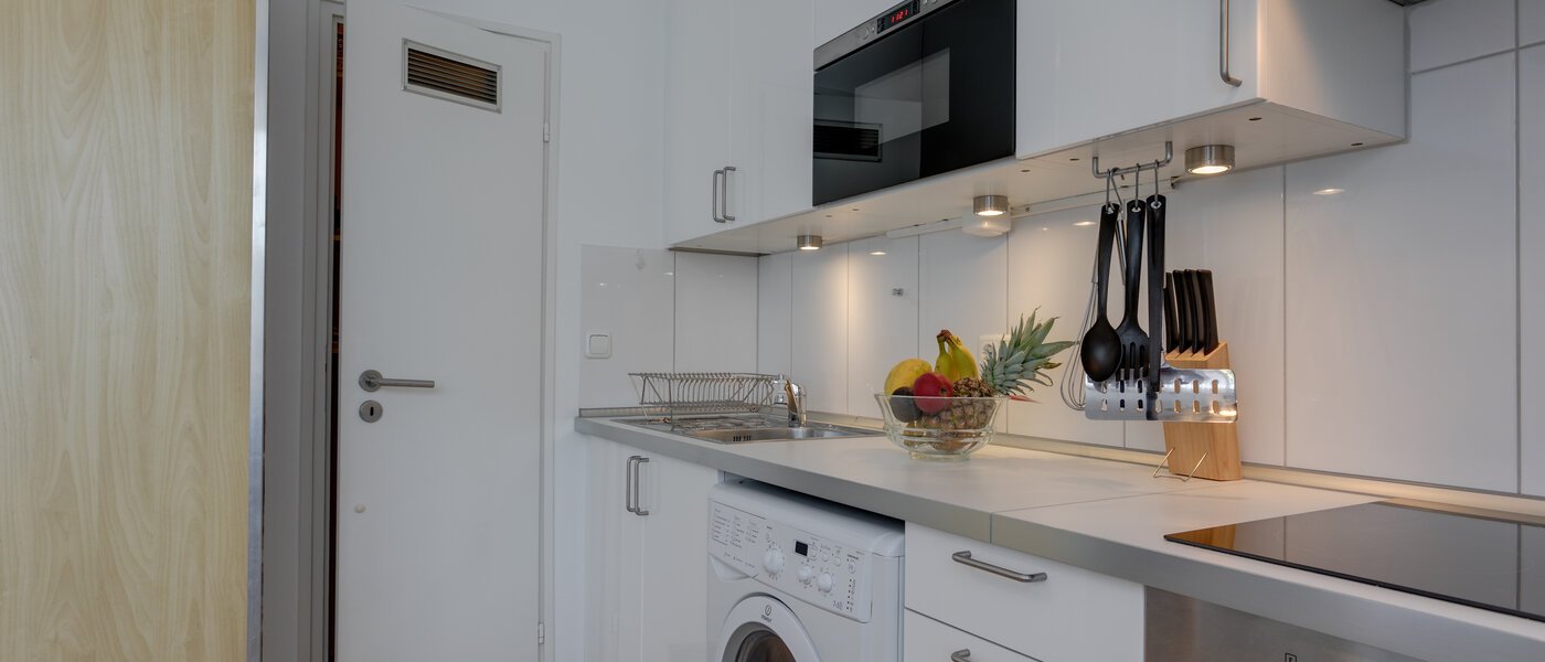 квартира München Maxvorstadt - Universitätsviertel 02 кухня 6205