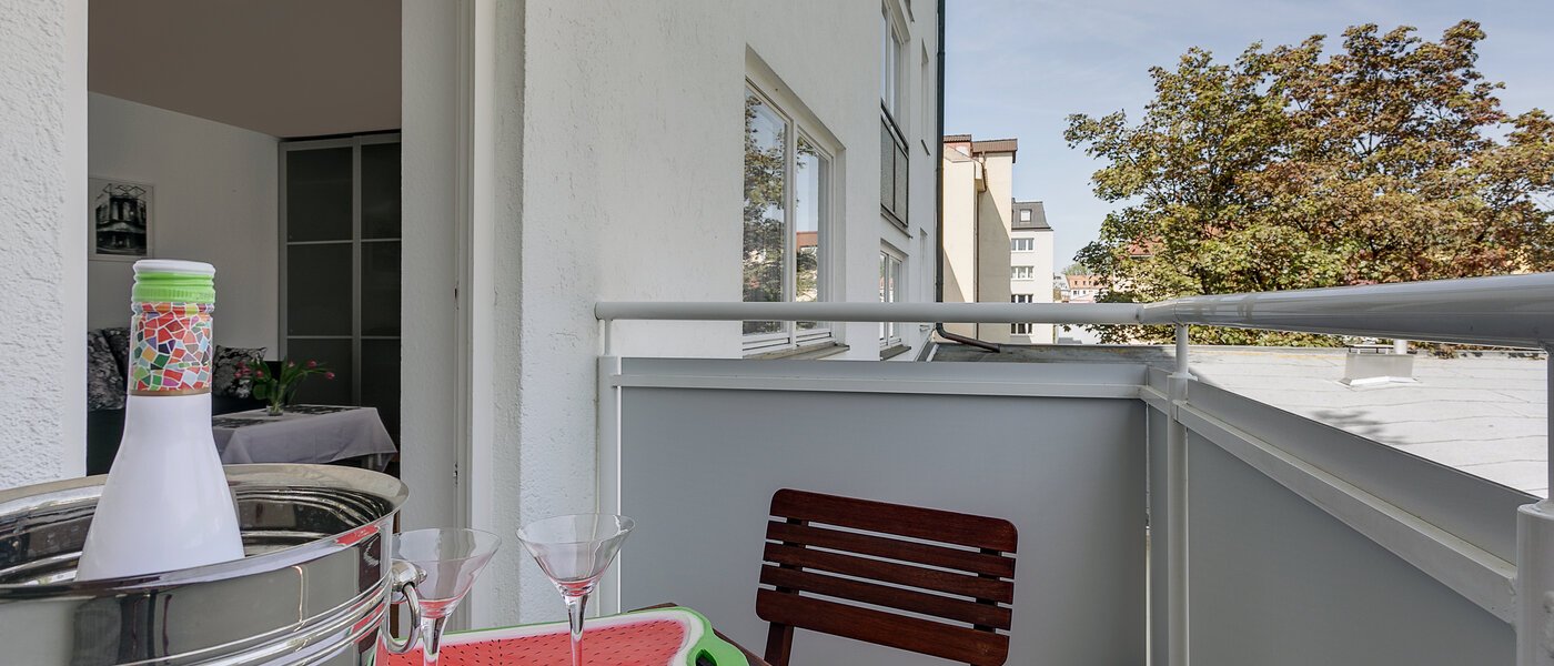 квартира München Maxvorstadt - Universitätsviertel 02 балкон 6205