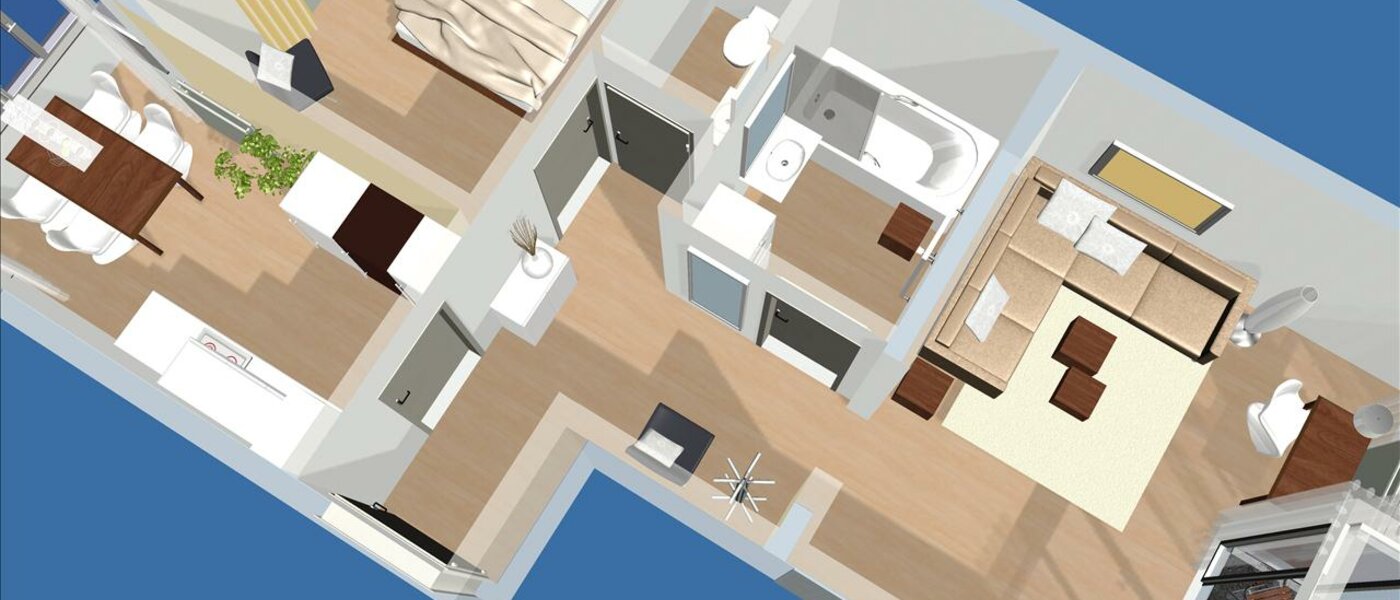 квартира München Schwabing (rechts der Leopoldstraße) 01 план этажа 6219