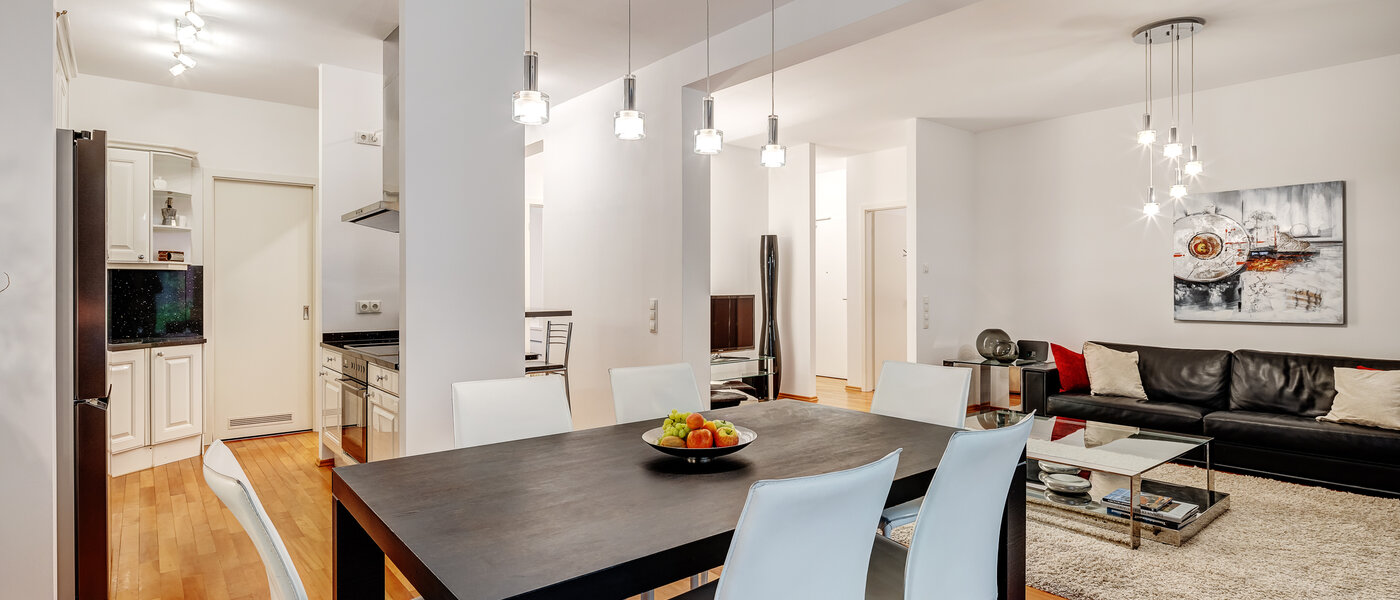 квартира München Schwabing-Nord (zw. Leopoldstraße & Englischen Garten) 05 жилое пространство 6300