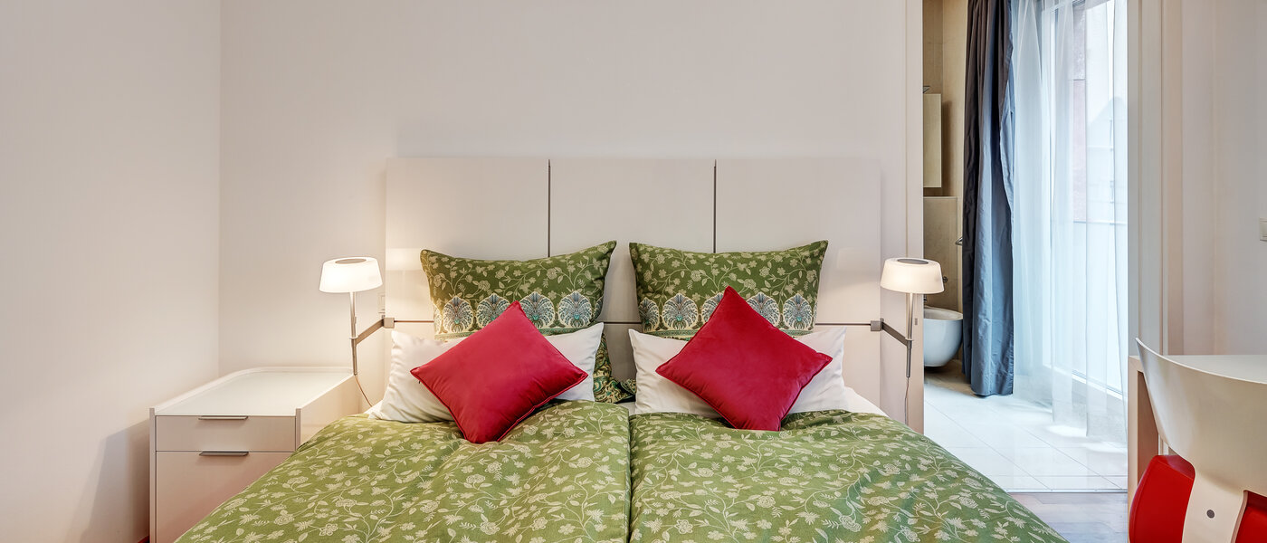 квартира München Schwabing-Nord (zw. Leopoldstraße & Englischen Garten) 02 1-я спальная комната 6300