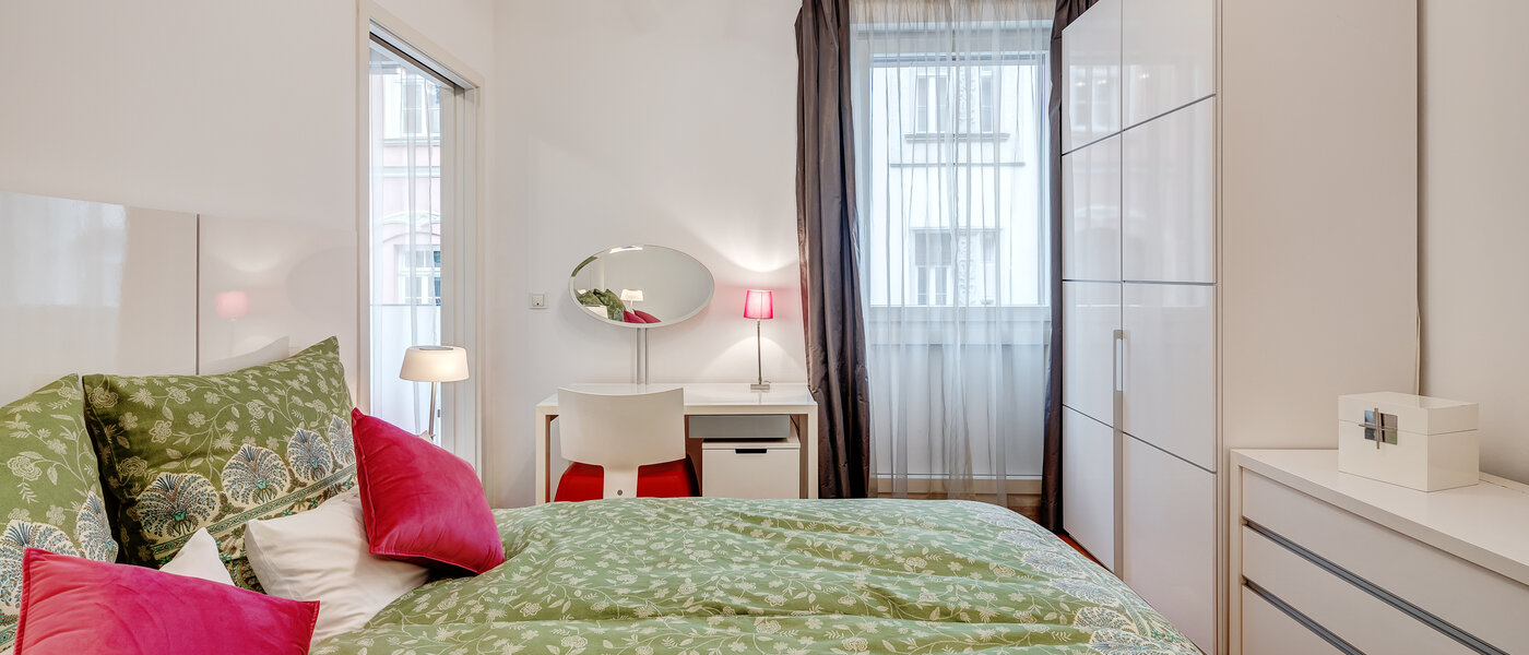 квартира München Schwabing-Nord (zw. Leopoldstraße & Englischen Garten) 04 1-я спальная комната 6300