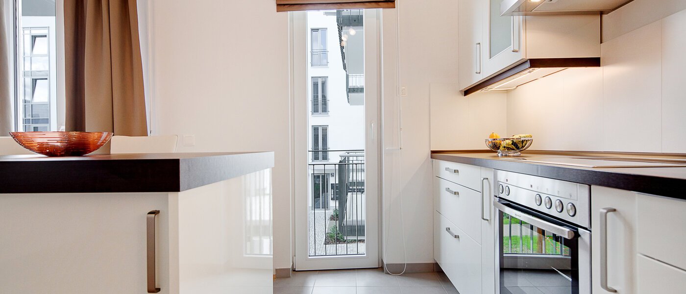 квартира München Schwabing-Nord (zw. Belgrad- & Leopoldstraße) 03 кухня 6335