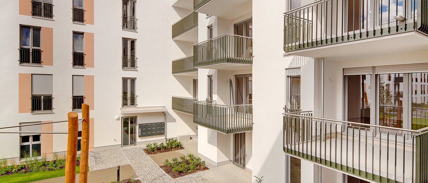 квартира München Schwabing-Nord (zw. Belgrad- & Leopoldstraße) 02 вид из окна 6335