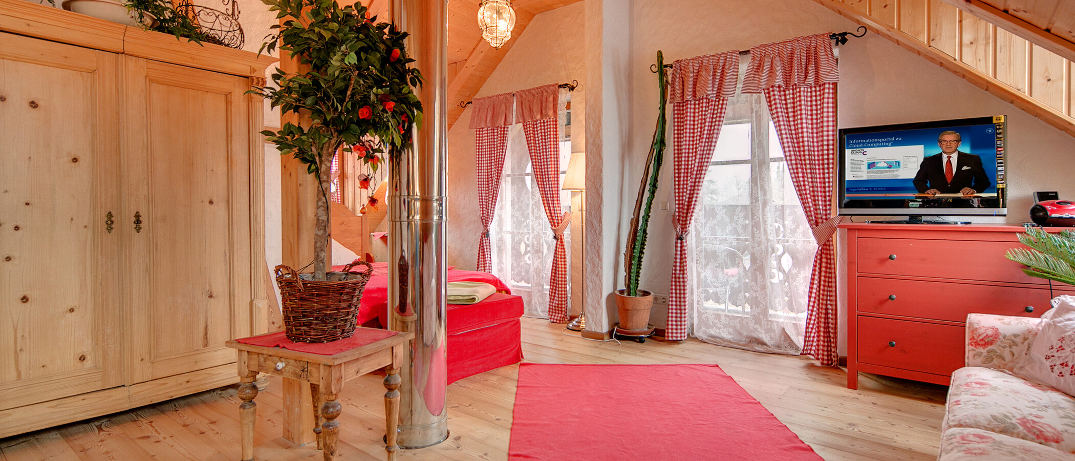 квартира München Hadern 01 гостиная 6416