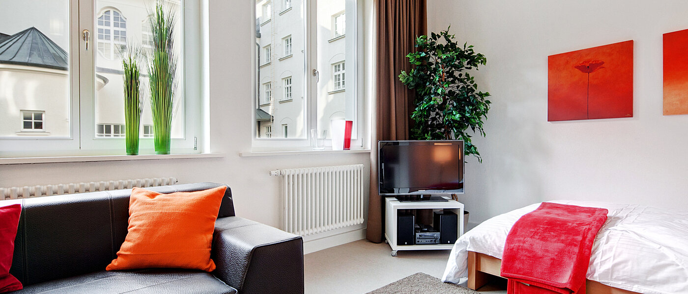 квартира München Lehel 01 гостиная 6433