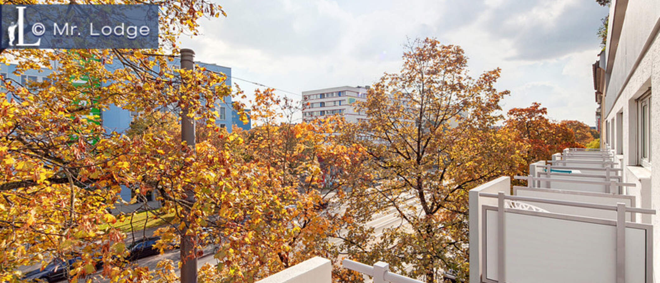 мансардная квартира München Neuhausen 04 вид из окна 6439
