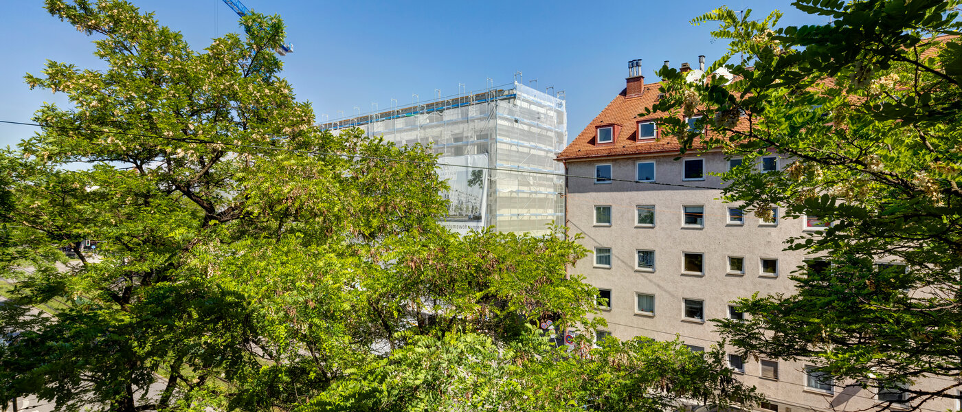 квартира München Neuhausen 02 вид из окна 6444