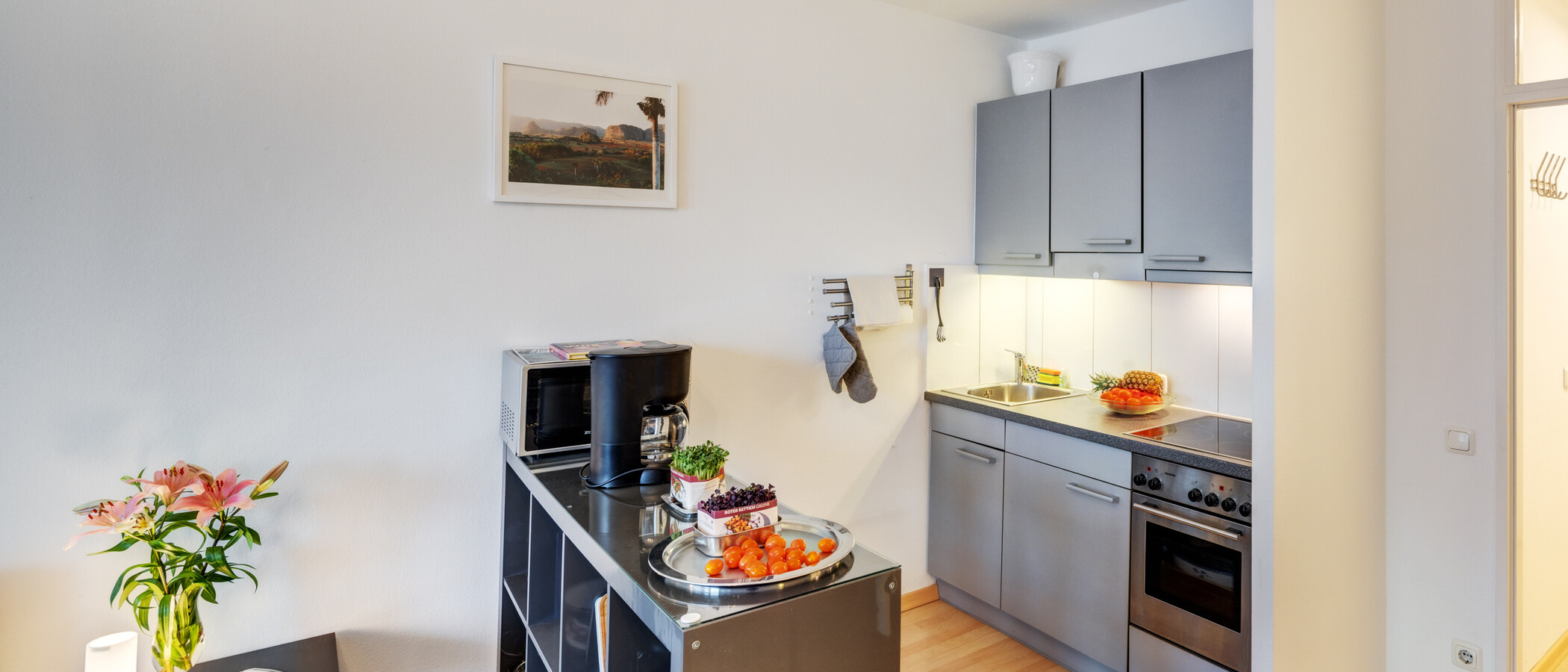 квартира München Schwabing-West 01 кухня 6455