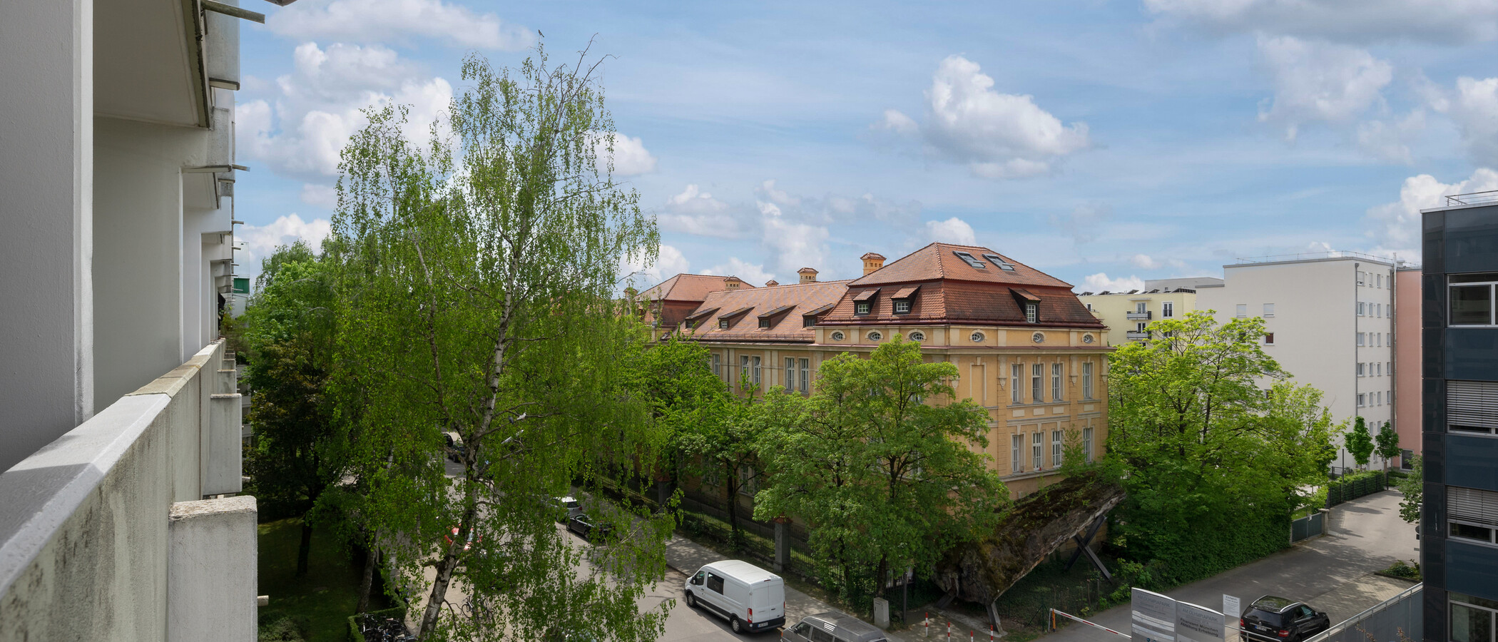 квартира München Schwabing-West 02 вид из окна 6455