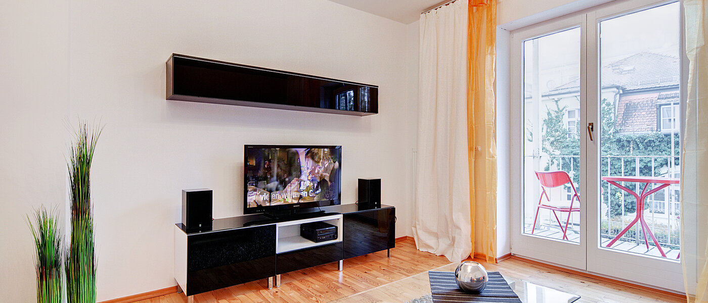 квартира München Schwabing (links der Leopoldstraße) 03 гостиная 6480