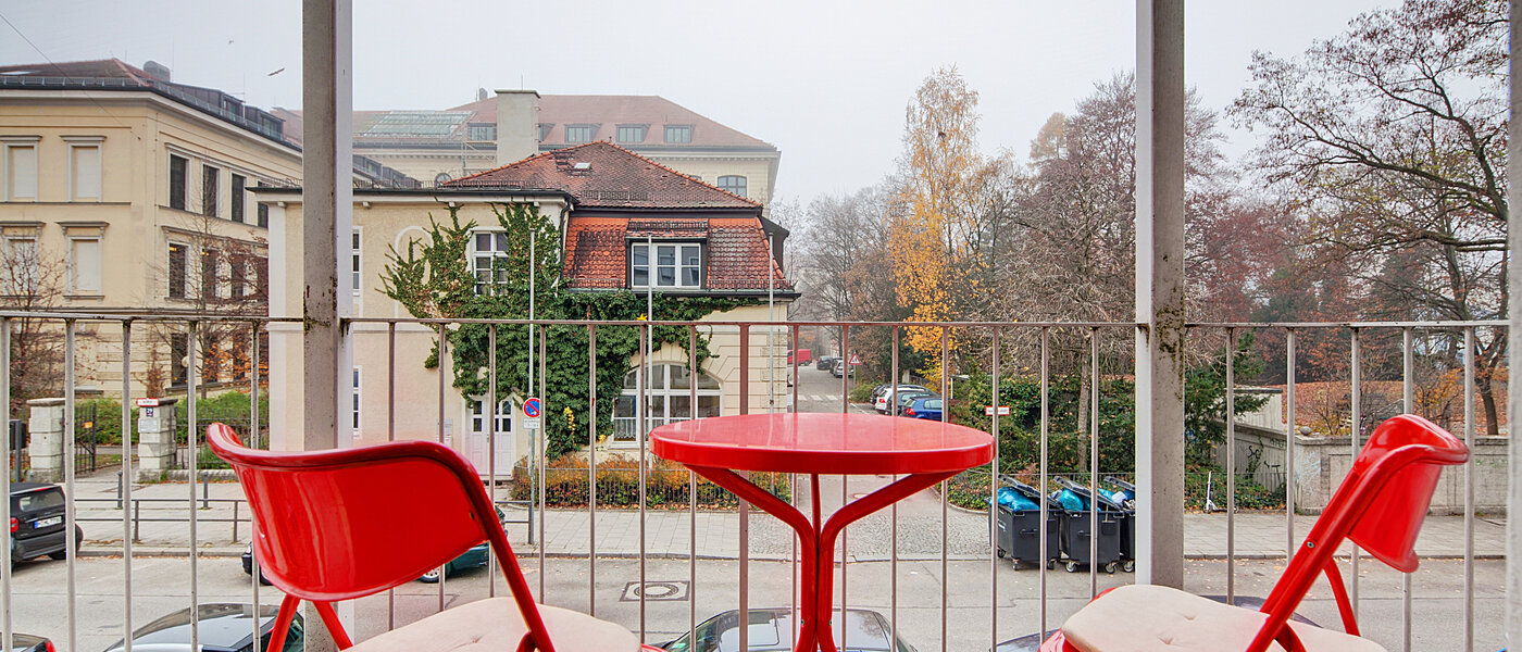 квартира München Schwabing (links der Leopoldstraße) 01 балкон 6480