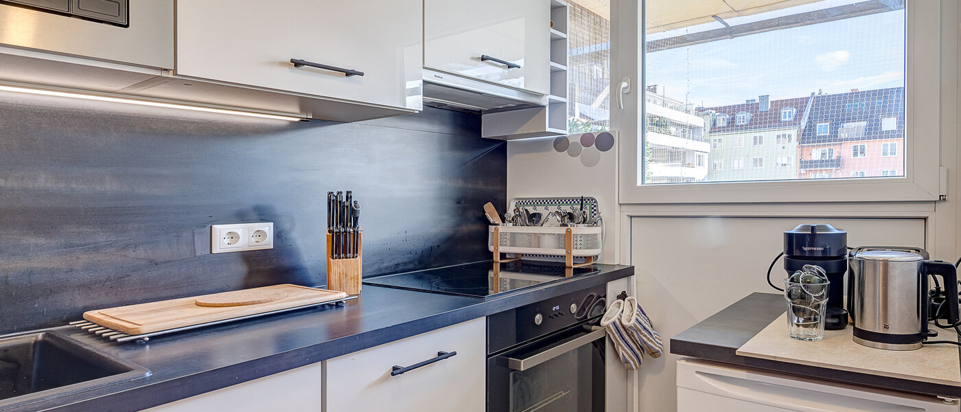 квартира München Maxvorstadt - Universitätsviertel 01 кухня 6485