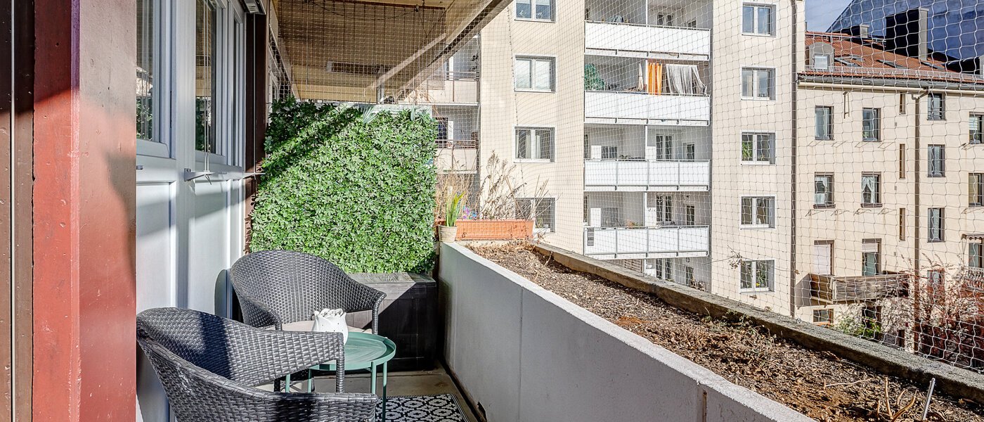 квартира München Maxvorstadt - Universitätsviertel 01 балкон 6485