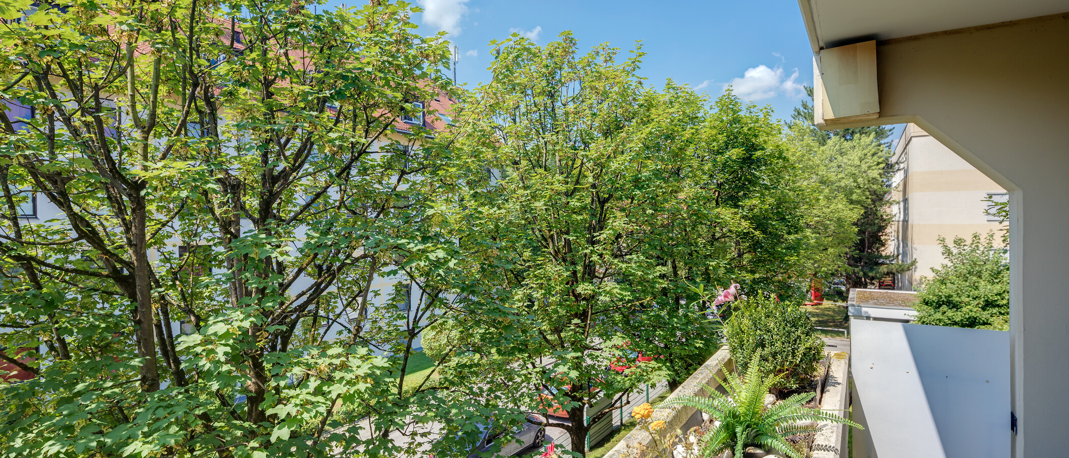 квартира München Obersendling 02 вид из окна 6506
