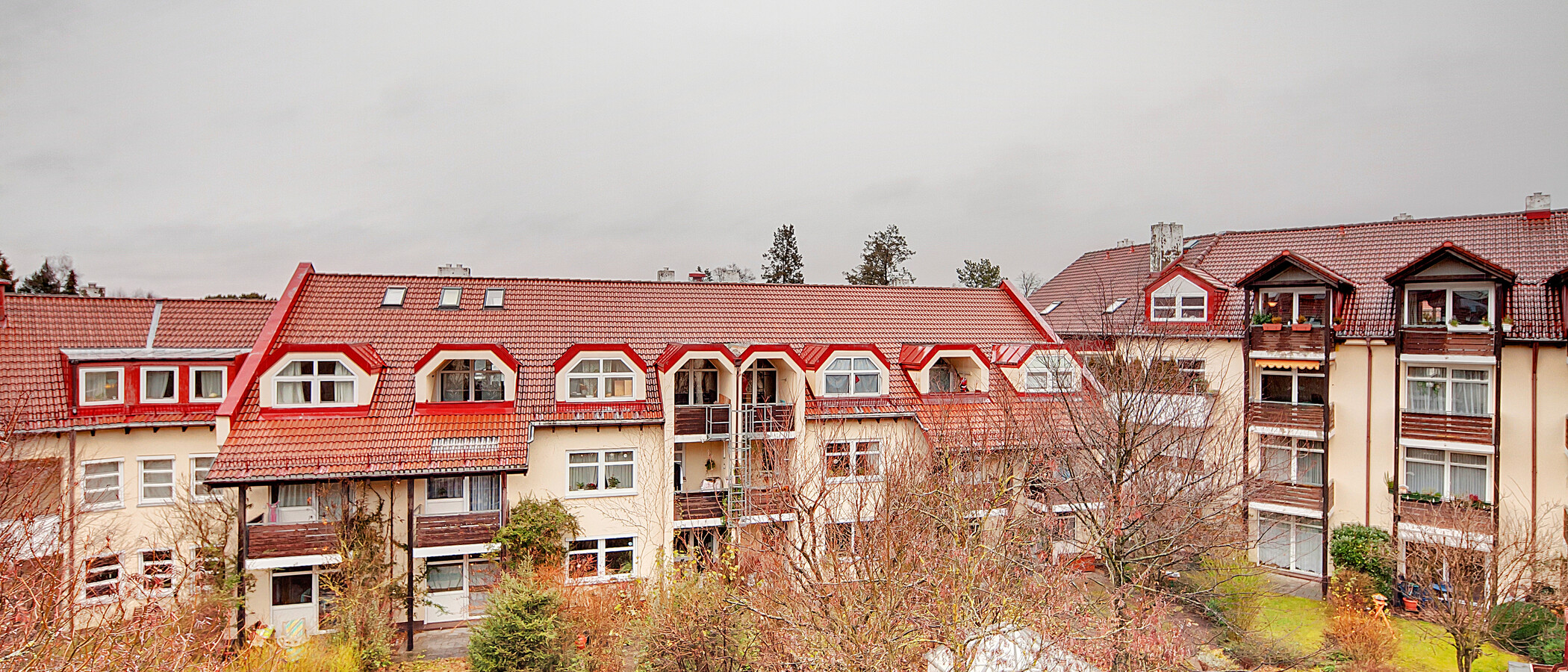 квартира Unterhaching 01 вид из окна 6534