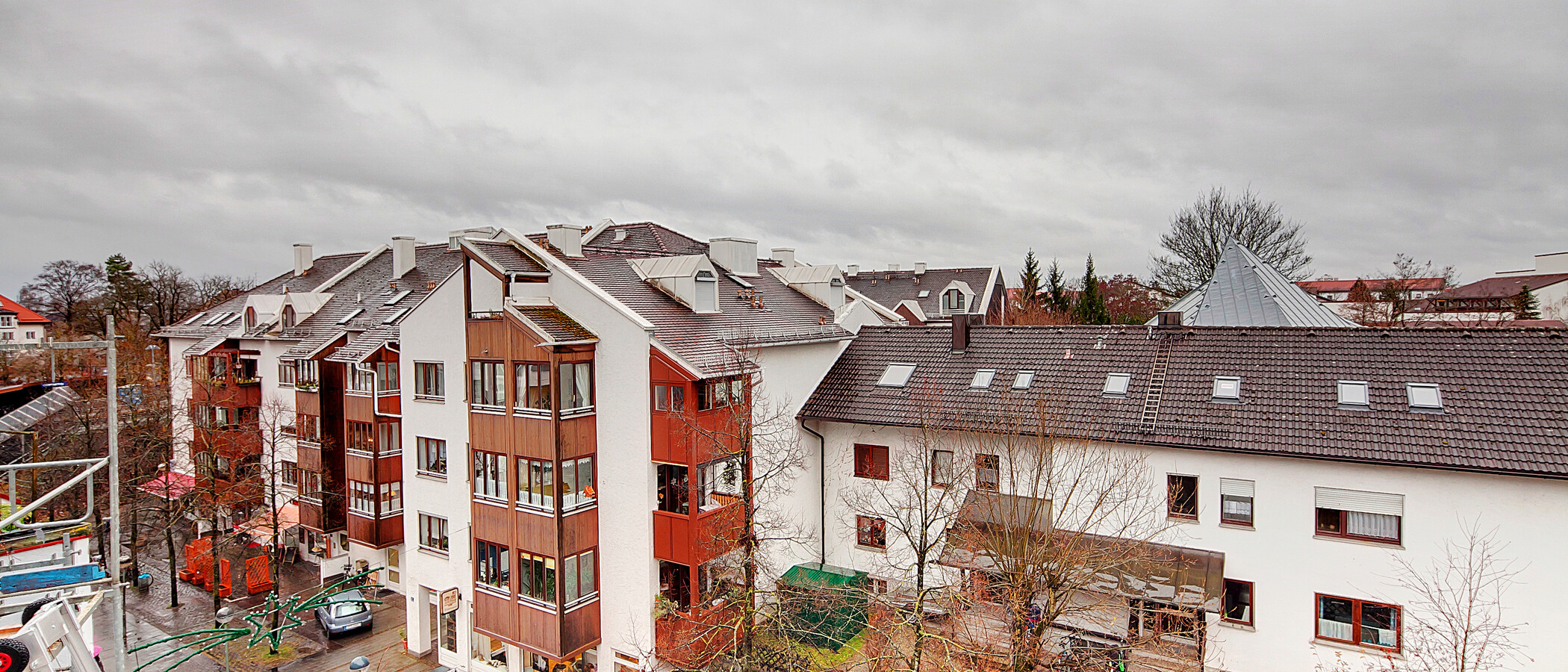 квартира Unterhaching 03 вид из окна 6534